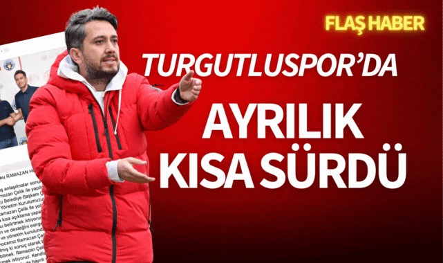 Turgutluspor'da ayrılık kısa sürdü!