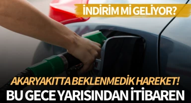 Akaryakıtta beklenmedik hareket! Bu gece yarısından itibaren...