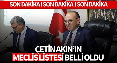 CHP'nin Turgutlu meclis listesi belli oldu...