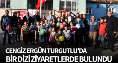 Cengiz Ergün, Turgutlu'da bir dizi ziyaretlerde bulundu