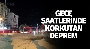 Gece saatlerinde korkutan deprem! Bu kez o il sallandı..