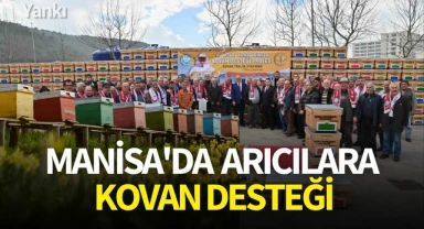 Manisa'da arıcılara kovan desteği