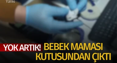 Yok artık! Bebek maması kutusundan çıktı