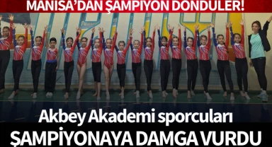 Akbey Akademi sporcuları, şampiyonaya damga vurdu!