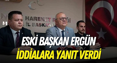 Eski Başkan Ergün iddialara yanıt verdi