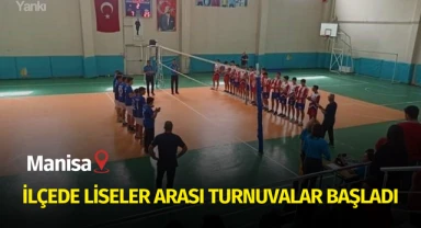 İlçede liseler arası turnuvalar başladı