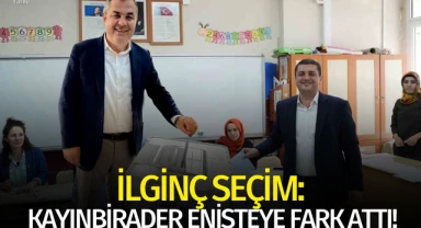 İlginç seçim: Kayınbirader enişteye fark attı!