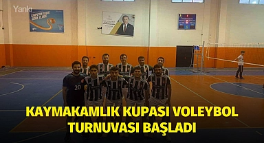 Kaymakamlık kupası voleybol turnuvası başladı