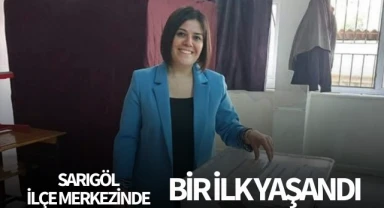 Sarıgöl ilçe merkezinde bir ilk yaşandı