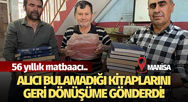 Alıcı bulamadığı kitaplarını geri dönüşüme gönderdi!