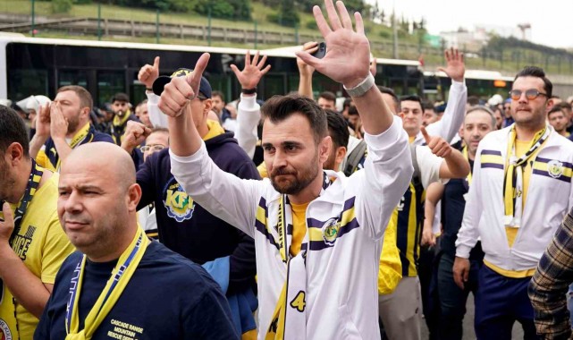 Fenerbahçe taraftarı, RAMS Park'a ulaştı