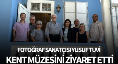 Fotoğraf Sanatçısı Yusuf Tuvi, Turgutlu Kent Müzesi'ni ziyaret etti