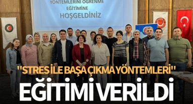 Manisa'da finans sektörü çalışanlarına "stres ile başa çıkma yöntemleri" eğitimi