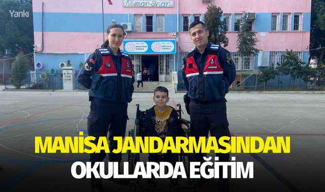 Manisa Jandarmasından okullarda eğitim