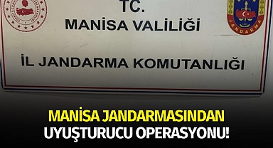 Manisa jandarmasından uyuşturucu operasyonu!