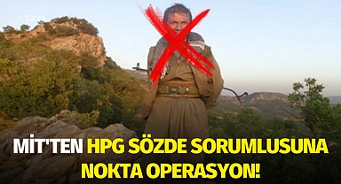 MİT'ten HPG sözde sorumlusuna nokta operasyon