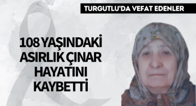 108 yaşındaki asırlık çınar hayatını kaybetti