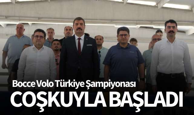 Bocce Volo Türkiye Şampiyonası coşkuyla başladı