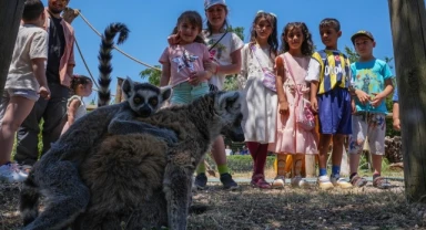 Doğal Yaşam Parkı bayramda çocuklu aileleri ağırladı