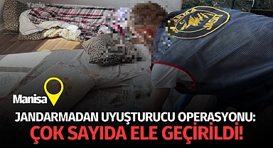 Jandarmadan uyuşturucu operasyonu: Çok sayıda ele geçirildi!