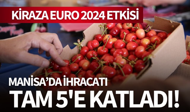 Kiraza Euro 2024 etkisi: Manisa'da ihracatı 5'e katladı!