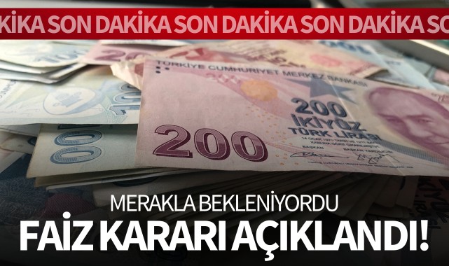 Merkez Bankası faiz kararını açıkladı!