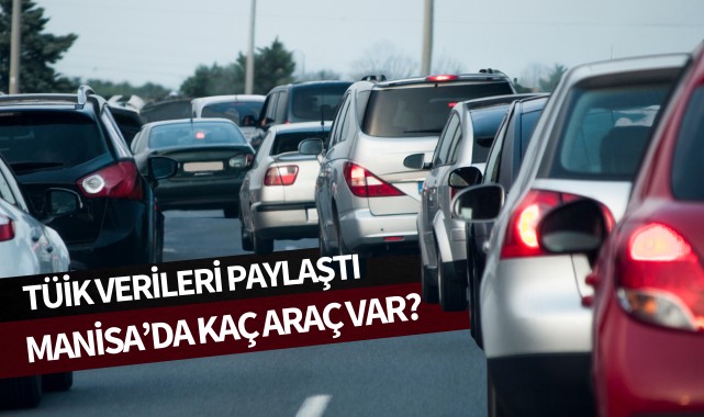 TÜİK açıkladı: Manisa'da kayıtlı kaç araç var?