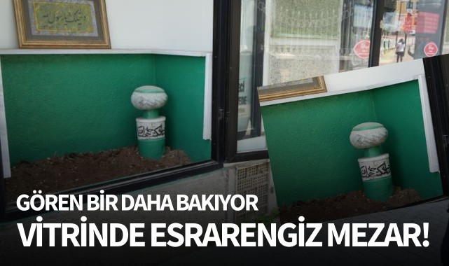 Vitrinde esrarengiz mezar!