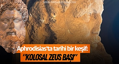 Aphrodisias'ta benzersiz bir keşif: "Kolosal Zeus Başı"