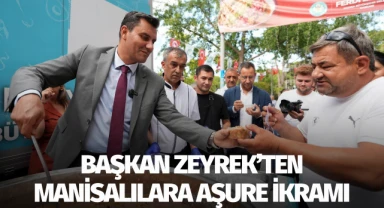 Başkan Zeyrek'ten Manisalılara Aşure İkramı