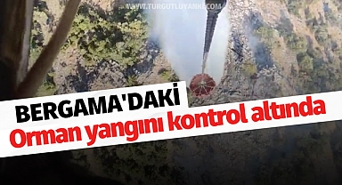 Bergama'daki orman yangını kontrol altında