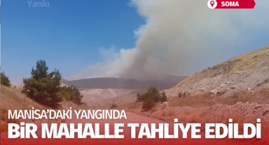 Bir mahalle tahliye edildi