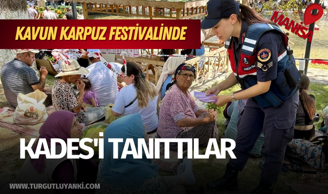 Kavun Karpuz Festivalinde KADES'i tanıttılar