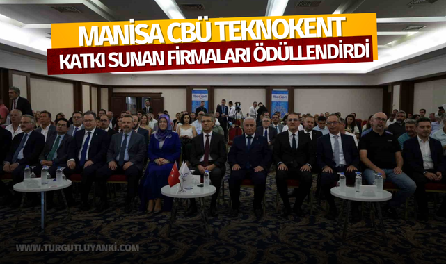 Manisa CBÜ TEKNOKENT katkı sunan firmaları ödüllendirdi