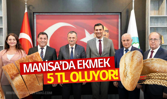 Manisa'da ekmek 5 lira oluyor