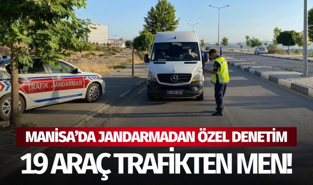 Manisa'da Jandarmadan özel Denetim: 19 Araç Trafikten Men! - GÜNCEL ...