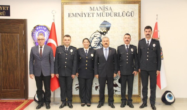 Manisa Emniyeti’nde rütbe terfi heyecanı