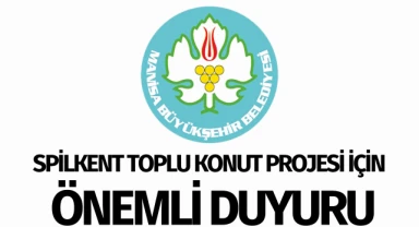 Spilkent Toplu Konut Projesi için önemli duyuru