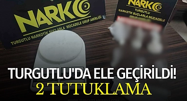 Turgutlu'da ele geçirildi! 2 tutuklama