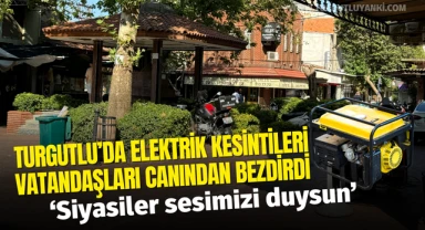 Turgutlu'da elektrik kesintileri vatandaşları canından bezdirdi: 'Siyasiler sesimizi duysun'