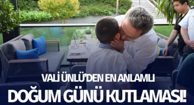 Vali Ünlü'den en anlamlı doğum günü kutlaması!