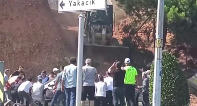 Vatandaşlar, Aydos Ormanı'ndaki yangın için seferber oldu