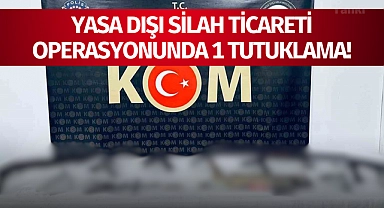 Yasa dışı silah ticareti operasyonunda 1 tutuklama!