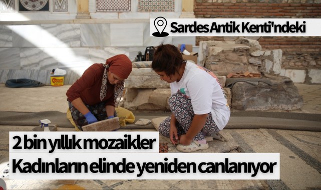 2 bin yıllık mozaikler kadınların elinde yeniden canlanıyor