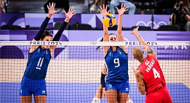 A Milli Kadın Voleybol Takımı, İtalya'ya mağlup oldu