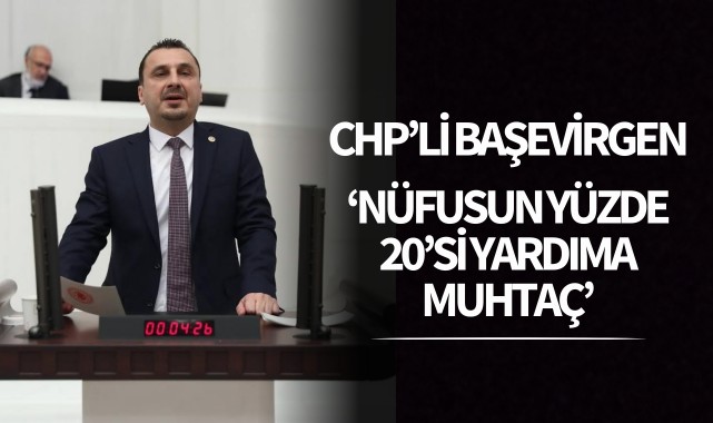 Başevirgen: "Nüfusun yüzde 20'si yardıma muhtaç"