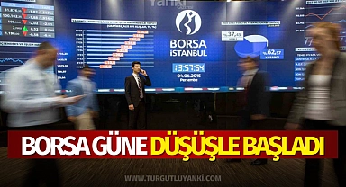 Borsa güne düşüşle başladı