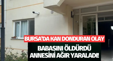 Bursa'da kan donduran olay: Babasını öldürdü, annesini ağır yaraladı!