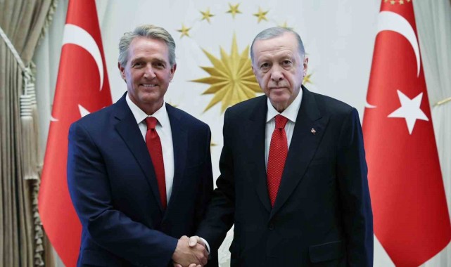 Cumhurbaşkanı Erdoğan, ABD Büyükelçisi Flake'i kabul etti