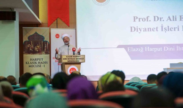 Diyanet İşleri Başkanı Erbaş: "Hadisin daha nitelikli bir şekilde öğretiminin yapılması çok önemli"